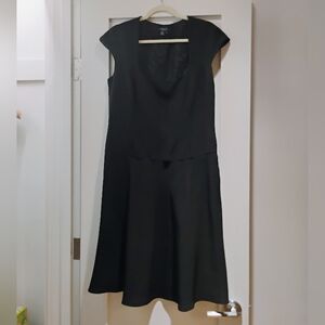 Chaps Black Dress - Size 14